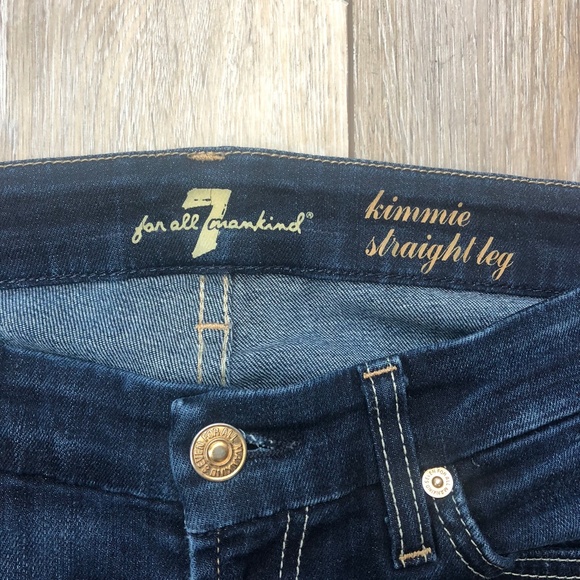 7 For all Mankind Kimmie Straight Leg Jean Size 29 - Picture 3 of 8